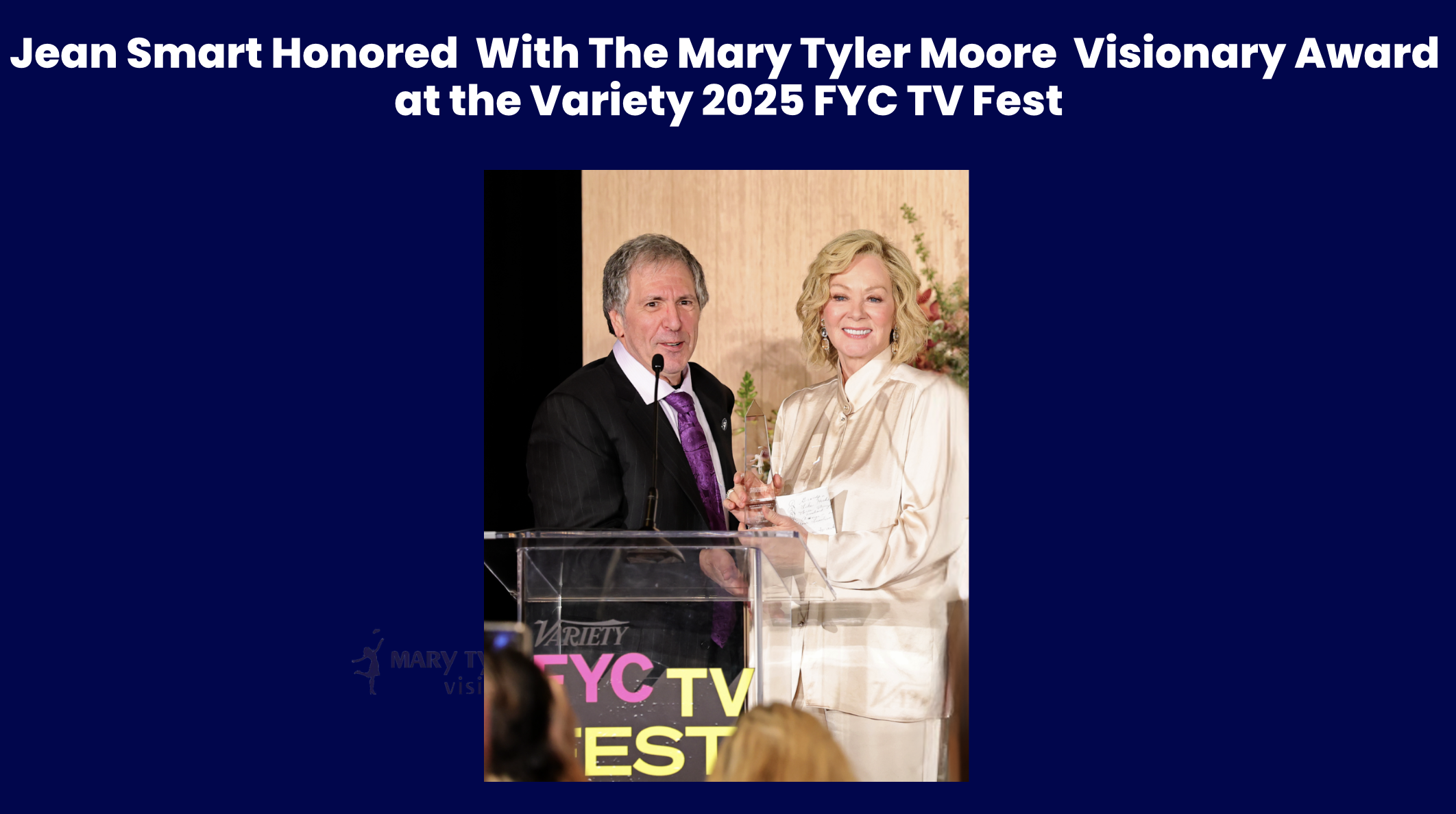 Jean Smart Honored With Mary Tyler Moore Visionary Award at 2025 Variety FYC TV Fest